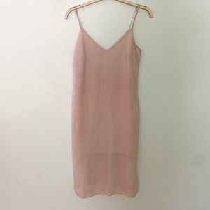 Pink Slip Dress